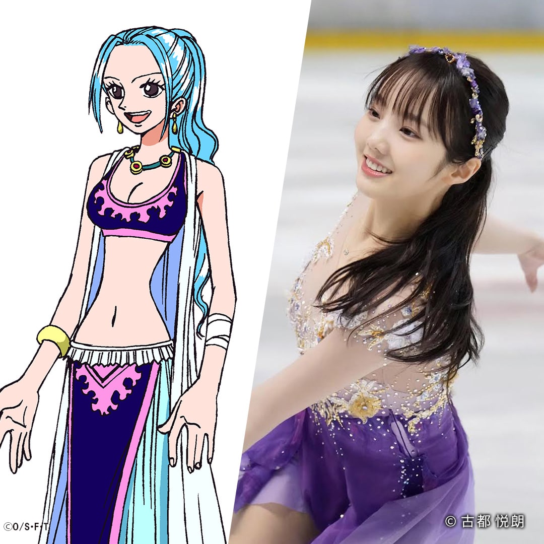左からネフェルタリ・ビビ、本田真凜。 [画像ギャラリー 20/27 