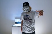半袖Tシャツの着用イメージ。