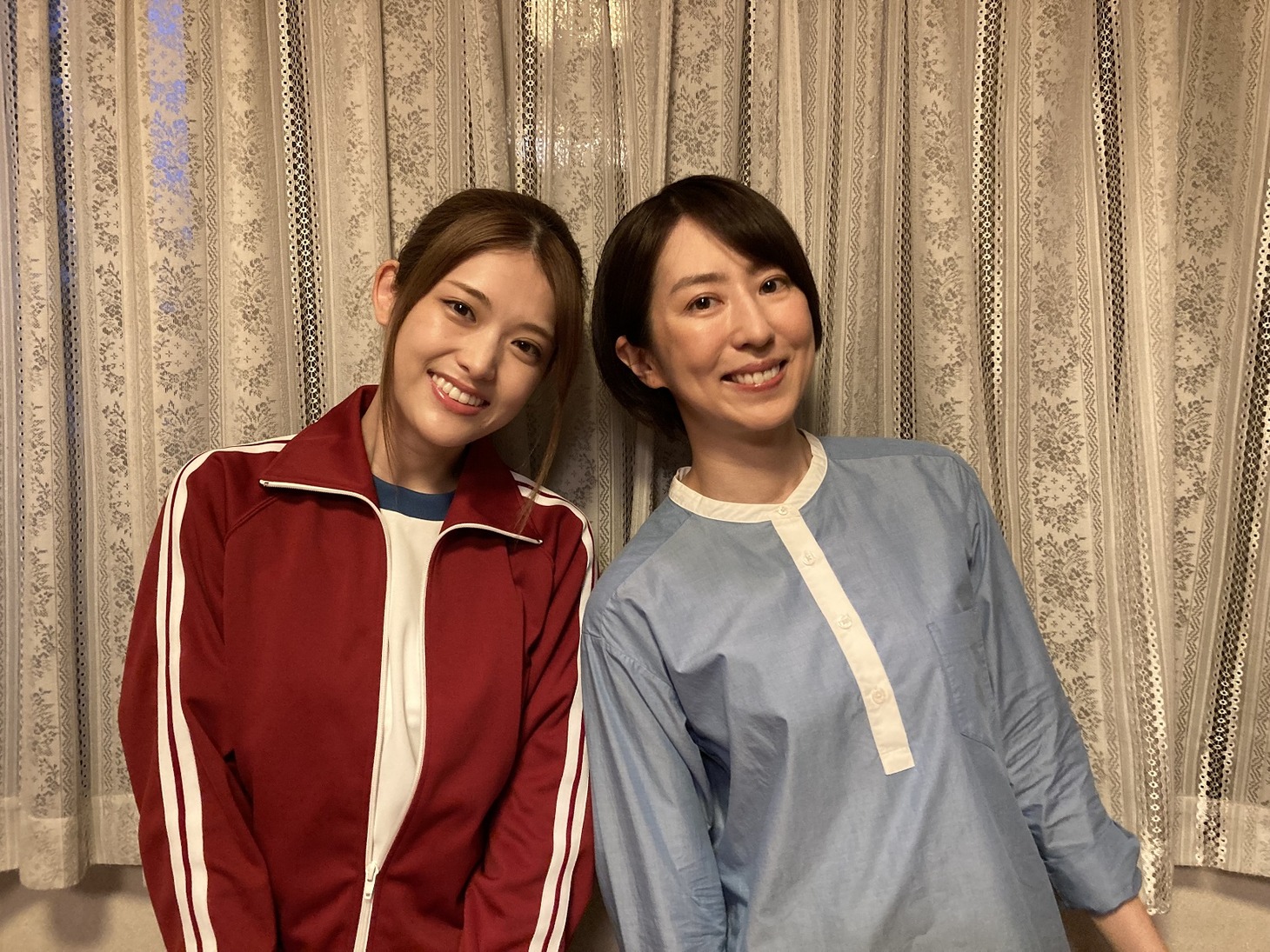 「劇場版 推しが武道館いってくれたら死ぬ」のメイキングカットより。