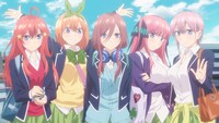 TVアニメ「五等分の花嫁」ビジュアル (c)春場ねぎ・講談社／「五等分の花嫁」製作委員会