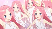 TVアニメ「五等分の花嫁∬」ビジュアル (c)春場ねぎ・講談社／「五等分の花嫁∬」製作委員会
