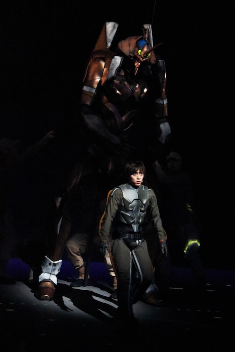 「舞台・エヴァンゲリオン ビヨンド」公開ゲネプロの様子。