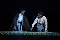 「舞台・エヴァンゲリオン ビヨンド」公開ゲネプロの様子。