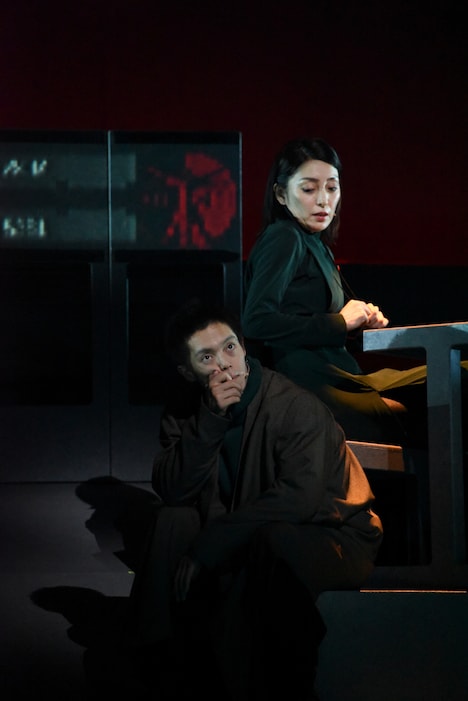 「舞台・エヴァンゲリオン ビヨンド」公開ゲネプロの様子。