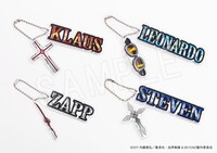 「血界戦線 & BEYOND ステンドグラスネームキーホルダー」