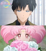 「セーラームーンCosmos」キャラPV第7弾はタキシード仮面＆ちびムーン編