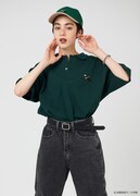 「Pちゃん（らんま1/2）ビッグシルエットポロシャツ」着用イメージ