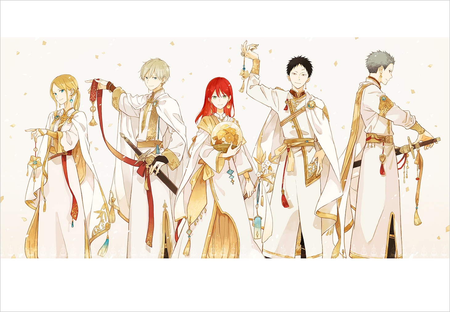 「赤髪の白雪姫」原画展キービジュアル