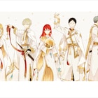「赤髪の白雪姫」原画展のグッズ情報公開、ゼンが白雪に贈った栞付きの入場券も