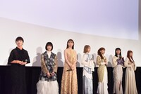 映画「劇場版 推しが武道館いってくれたら死ぬ」の初日舞台挨拶より。