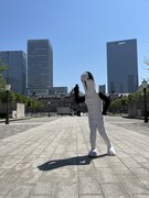 東京を観光するクジマ。