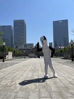 東京を観光するクジマ。