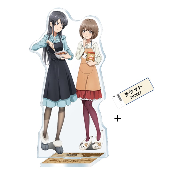 ムビチケコンビニ券に付属するアクリルスタンド。