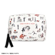 TVアニメ「チェンソーマン」と、イラストレーター・鬼頭祈がコラボしたボックスポーチ。