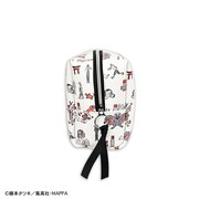 TVアニメ「チェンソーマン」と、イラストレーター・鬼頭祈がコラボしたボックスポーチ。