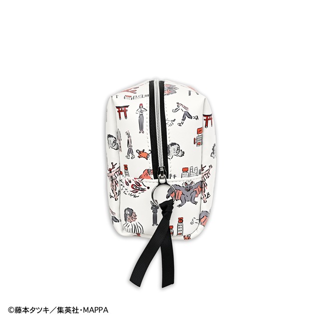 TVアニメ「チェンソーマン」と、イラストレーター・鬼頭祈がコラボしたボックスポーチ。