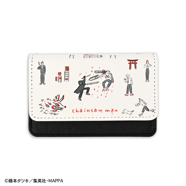 TVアニメ「チェンソーマン」と、イラストレーター・鬼頭祈がコラボしたミニウォレット。