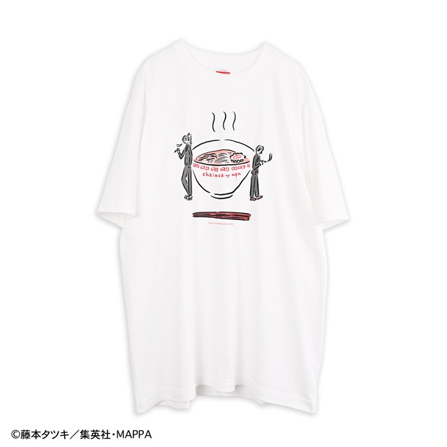 TVアニメ「チェンソーマン」と、イラストレーター・鬼頭祈がコラボしたビッグTシャツ。