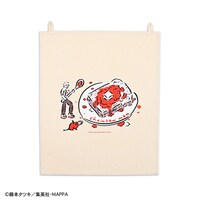 TVアニメ「チェンソーマン」と、イラストレーター・鬼頭祈がコラボしたファブリックポスター。