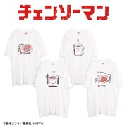 TVアニメ「チェンソーマン」と、イラストレーター・鬼頭祈がコラボしたビッグTシャツ。。