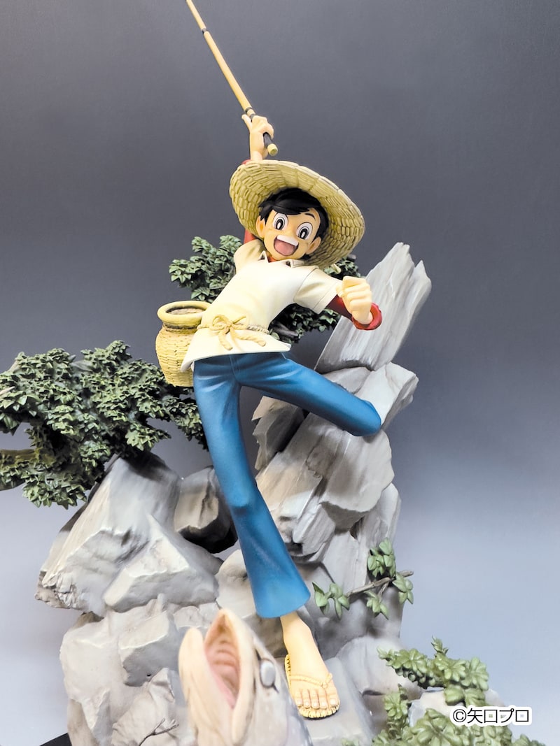 「釣りキチ三平50周年記念フィギュア ～夜泣谷の怪物 左膳岩魚～」