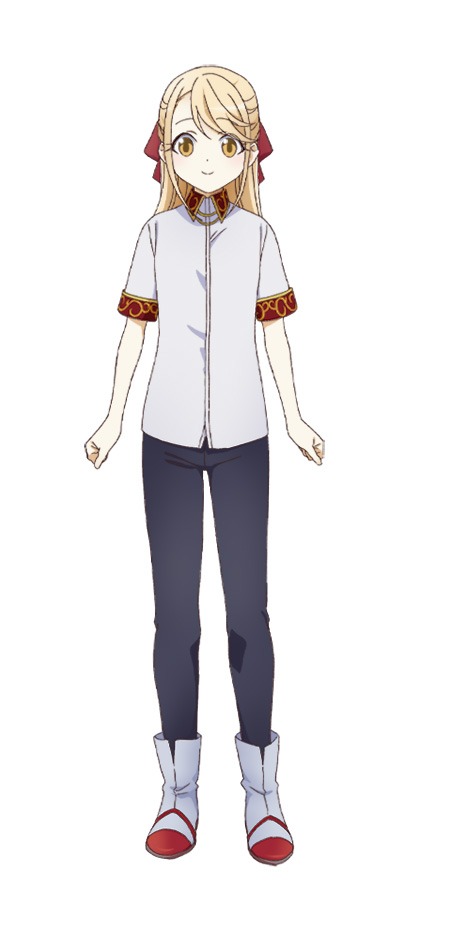 マリアンヌ（CV：石見舞菜香）。ジルク国王と前王妃の娘。ライアスは腹違いの弟。王女殿下として相応しい立ち振る舞いと常識を身につけており、横暴なライアスに注意することも多い。ハルトのことが少し気になっている……？