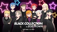 「ラブライブ！スーパースター!!」×ZOZOTOWNコラボ第2弾のビジュアル。