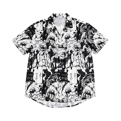 「刃牙 Open Collar Shirts まだやるかい」