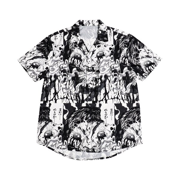 「刃牙 Open Collar Shirts まだやるかい」