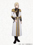 クラーク（CV：関俊彦）。フリージア王国の騎士団副団長。温和な雰囲気だが、副団長として十分な実力を持つ。ロデリックとは団長、副団長の立場ではあるが、同時に親友でもあり、砕けた一面も見せる。 (c)天壱・一迅社／ラス為製作委員会2023