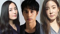 左から仲間由紀恵、中村蒼、蓮佛美沙子。