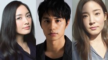 左から仲間由紀恵、中村蒼、蓮佛美沙子。