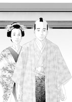 徳川家斉（右）