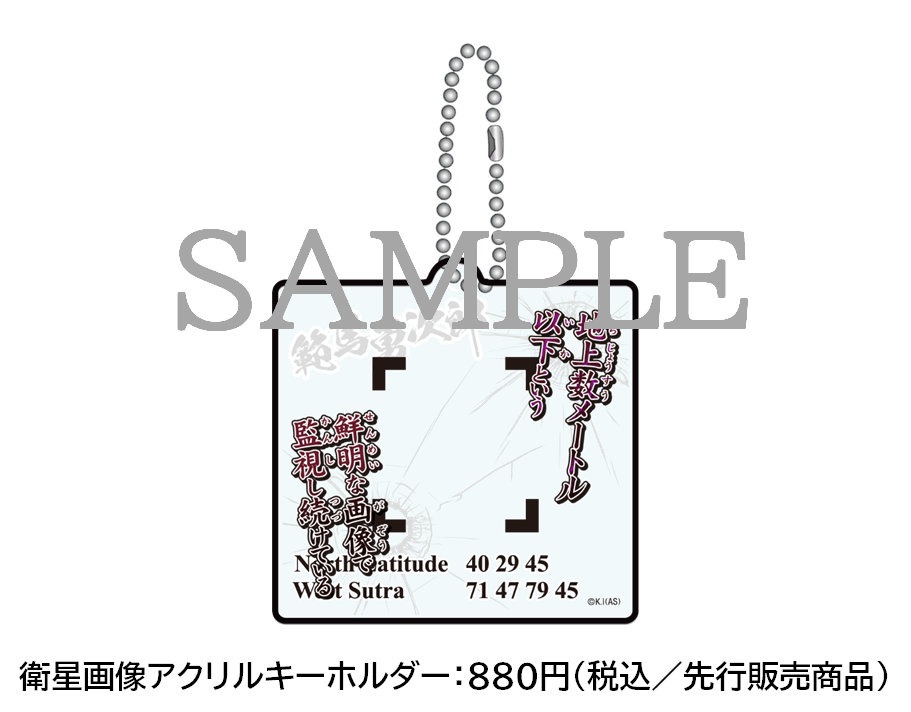 「衛生画像アクリルキーホルダー」