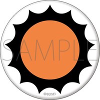 「生成 缶バッジ付きパーカー」の缶バッジ。