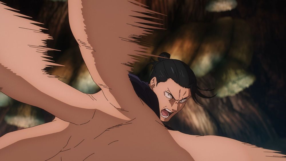 TVアニメ「呪術廻戦」第2期「懐玉・玉折」PV第2弾より。(c)芥見下々／集英社・呪術廻戦製作委員会