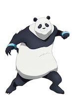 パンダのキャラクタービジュアル。(c)芥見下々／集英社・呪術廻戦製作委員会