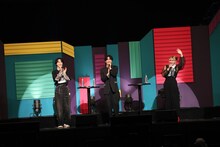 左から戸谷菊之介、坂田将吾、ファイルーズあい。