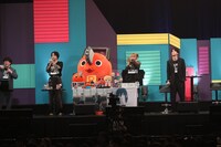 イベント内で行われたプレゼント抽選会の様子。