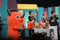 イベント内で行われたプレゼント抽選会の様子。