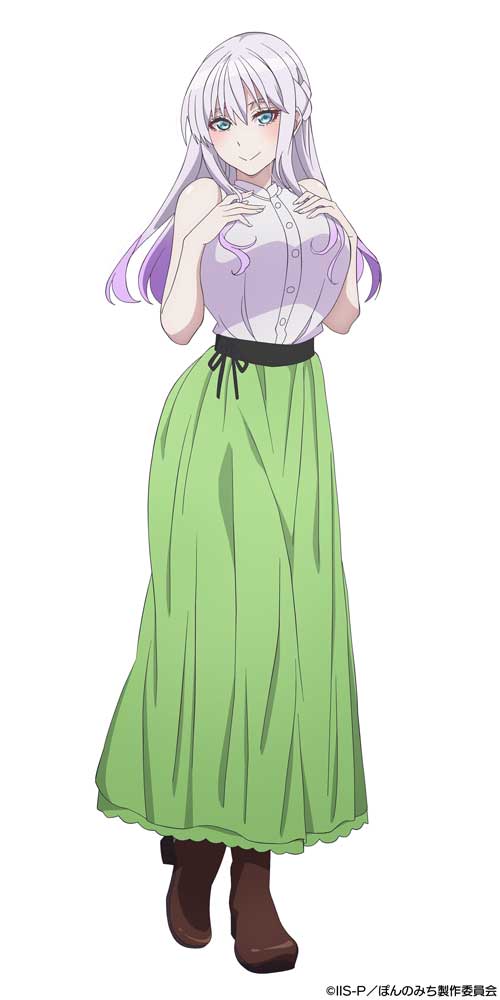 林リーチェ（CV：近藤唯）。過去になしこの父親が経営していた雀荘を訪れたことがあり、愛着のある場所としてその復活を望んでいた女子高生。メイドを雇うような桁外れのお嬢様で、なしこたちが雀荘をたまり場にしていることを知り訪れる。11月11日生まれ。 (c)IIS-P／ぽんのみち製作委員会