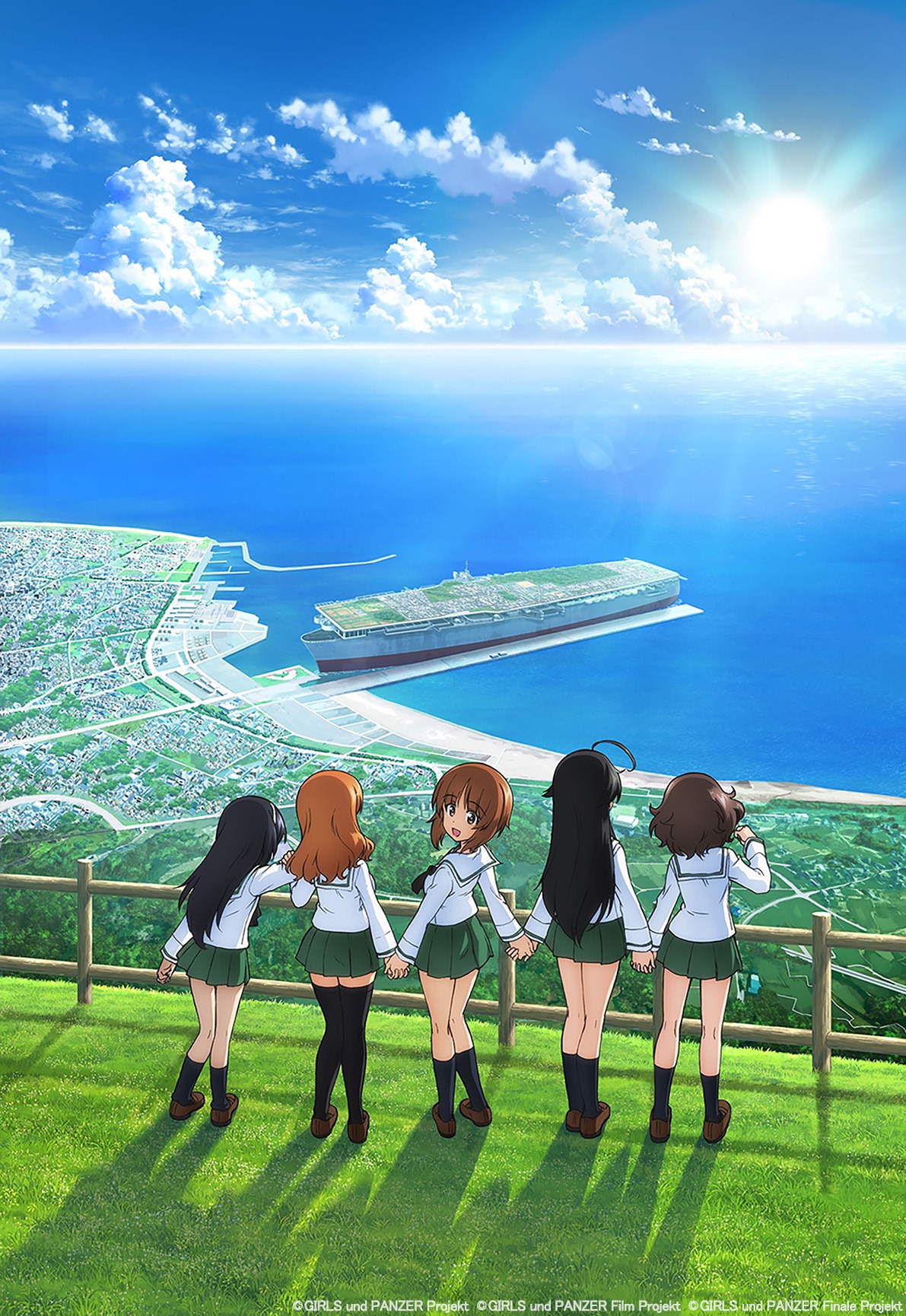 「ガールズ＆パンツァー バーチャルライブ、はじめます！～オオアライで全員集合!!!!!!!～」ビジュアル
