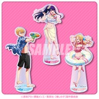 フォロー&リツイートキャンペーンで当たるアクリルスタンドフィギュアの3種セット。