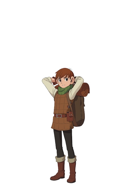 チルチャック(CV:泊明日菜)愛らしい外見だが超毒舌なハーフフット。五感が優れており、建物の構造や罠の所在をいち早く察知するなど迷宮攻略の生命線を担う。宝箱や扉の開錠もお手のもの。皮肉屋でなじり合いでは負け知らずだが、パーティーの中では子供扱いされている。
(c)九井諒子・KADOKAWA刊/「ダンジョン飯」製作委員会