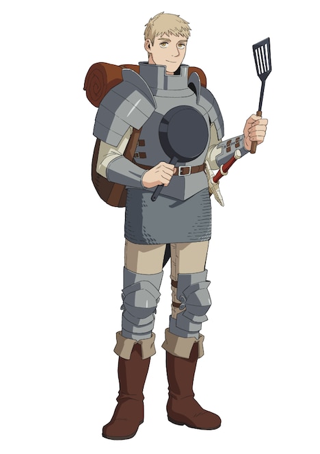 ライオス(CV:熊谷健太郎)優秀な剣士で、迷宮についての豊富な知識を持つパーティーの頼れるリーダー。魔物への関心も強く、飽くなき探求心は周囲も引くレベル。調べるうちに魔物の味にも興味を持つように。(c)九井諒子・KADOKAWA刊/「ダンジョン飯」製作委員会