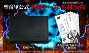 「聖帝軍公式名刺ケース&自分の名前入り名刺30枚+7点セット」イメージ