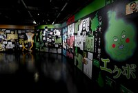 「原作＆TVアニメ第1期エリア」の様子。