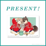 コラボメニューを注文するともらえるポストカード。