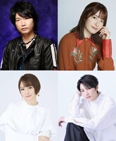 「TVアニメ『Helck』第1話＆第2話先行上映会」登壇者組み写真。