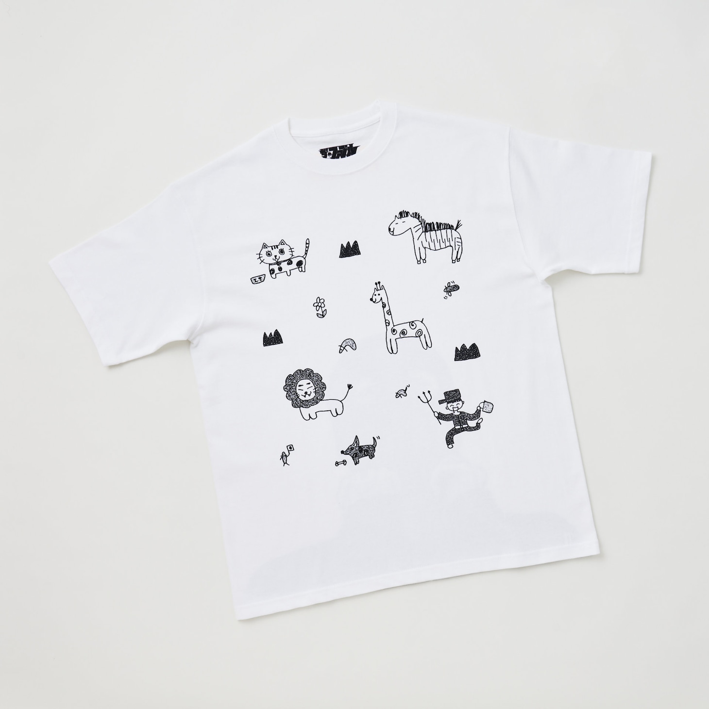 「ザ・ファブルTシャツA（動物園）」前面